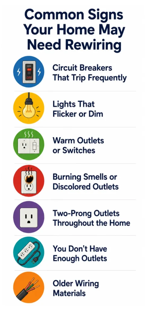 Common Signs of a Home May Need Rewiring