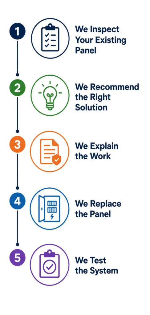 Electrical Panel Upgrade Process we follow
